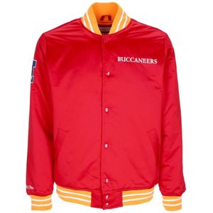 Mitchell & Ness, Heren, Jassen, Rood, Maat: XL Zijde,