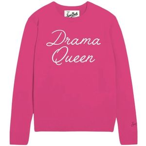 MC2 Saint Barth, Dames, Sweatshirts & Hoodies, Roze, Maat: XS