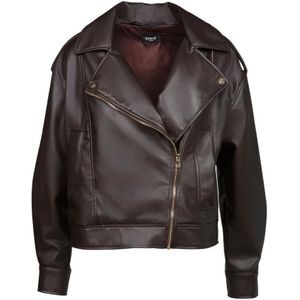 Marella, Dames, Jassen, Bruin, Maat: XL Leer,