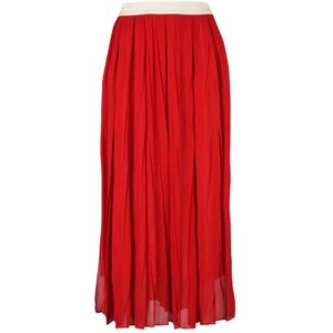 Semicouture, Dames, Rokken, Rood, Maat: M Zijde,