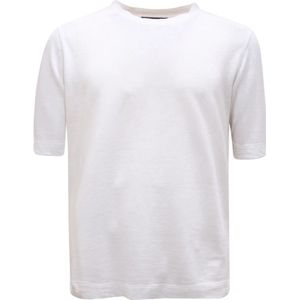 Lardini, Heren, Tops, Wit, Maat: 2XL Katoen,