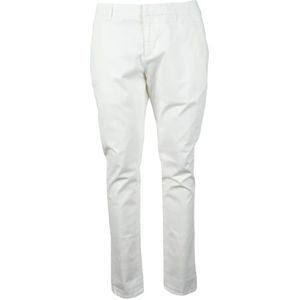 Dondup, Heren, Broeken, Wit, Maat: W33 Katoen,