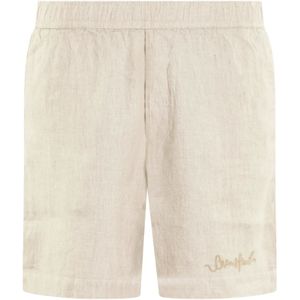 Bram's Fruit, Heren, Korte broeken, Beige, Maat: S Linnen,