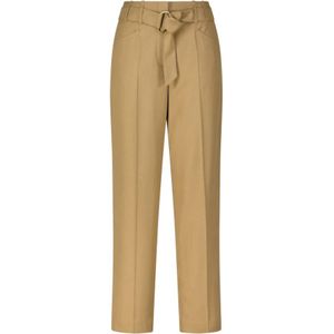 Luisa Cerano, Dames, Broeken, Bruin, Maat: S Gabardine,