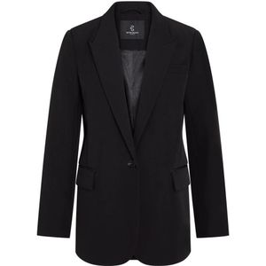 Bruuns Bazaar, Dames, Jassen, Zwart, Maat: XS Spandex,