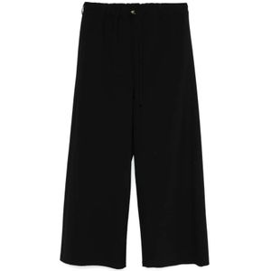 Marni, Heren, Broeken, Zwart, Maat: S Wol,