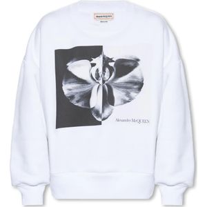 Alexander McQueen, Dames, Sweatshirts & Hoodies, Wit, Maat: S