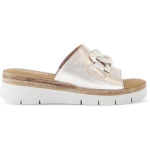 Gabor - Dames Muiltjes - Geel - Metallic Leer