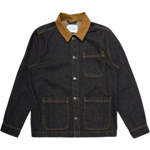 Les Deux, Heren, Jassen, Zwart, Maat: M Denim,