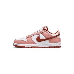 Nike Rode Stardust Dunk Low - Opvallende en stijlvolle sneaker , Pink , Dames , Maat: 37 1/2 EU