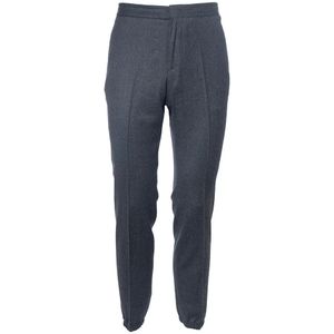 Zegna, Heren, Broeken, Grijs, Maat: 2XL Wol,