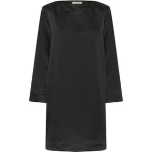 Soaked in Luxury, Dames, Jurken, Zwart, Maat: L