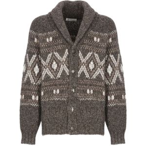 Brunello Cucinelli, Heren, Truien, Grijs, Maat: XL