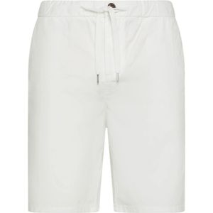 Sun68, Heren, Korte broeken, Wit, Maat: S Katoen,