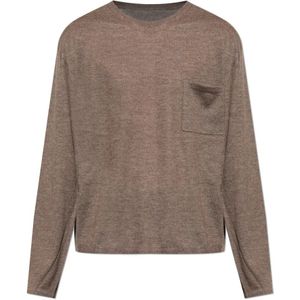 Acne Studios, Heren, Truien, Bruin, Maat: M Kasjmier,