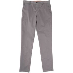 White Sand, Heren, Broeken, Grijs, Maat: S Katoen,