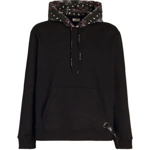 Etro, Heren, Sweatshirts & Hoodies, Zwart, Maat: XL Katoen,