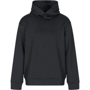 Emporio Armani, Heren, Sweatshirts & Hoodies, Zwart, Maat: S