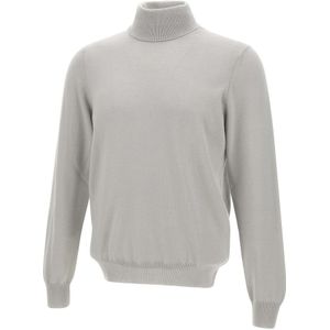 Gran Sasso, Heren, Truien, Grijs, Maat: M Wol,