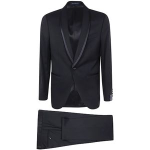 Sartoria Latorre, Heren, Pakken, Zwart, Maat: S Wol,