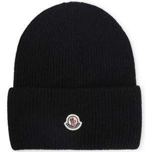 Moncler, Dames, Accessoires, Zwart, Maat: ONE Size Wol,