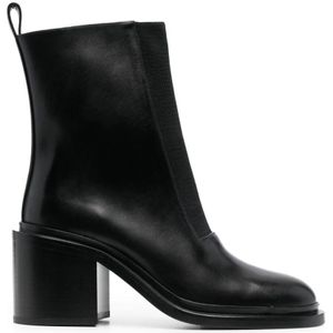 Jil Sander, Dames, Schoenen, Zwart, Maat: 37 EU Leer,