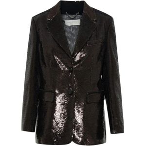 Golden Goose, Dames, Jassen, Bruin, Maat: XS Poliester,