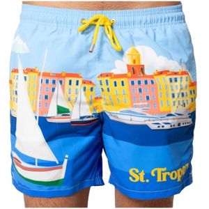 MC2 Saint Barth, Heren, Badkleding, Veelkleurig, Maat: XL Poliester,