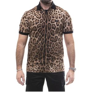 Dolce & Gabbana, Heren, Tops, Bruin, Maat: M