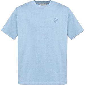 JW Anderson, Heren, Tops, Blauw, Maat: S Katoen,