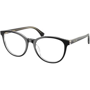 Ralph Lauren - Ronde Optische Montuur - Zwart - Acetaat