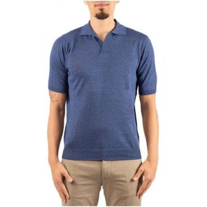 Filippo De Laurentiis, Heren, Tops, Blauw, Maat: M
