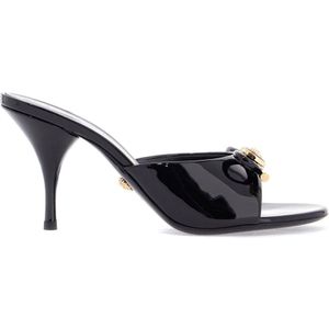 Versace Opera Bow Heeled Muiltjes , Black , Dames , Maat: 37 EU