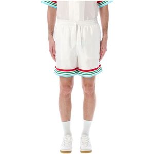Casablanca, Heren, Korte broeken, Wit, Maat: L Zijde,