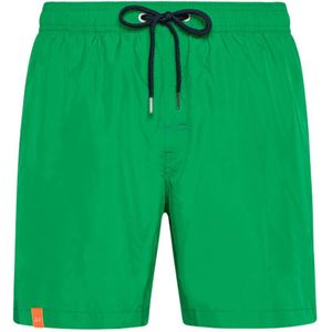 Sun68, Heren, Badkleding, Groen, Maat: S Poliester,