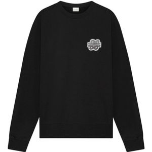 Filling Pieces, Heren, Sweatshirts & Hoodies, Zwart, Maat: L Katoen,