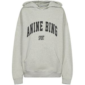 Anine Bing, Dames, Sweatshirts & Hoodies, Grijs, Maat: S
