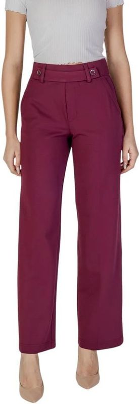 Street One Dames Rechte broekspijpen in Rood, in size: 32