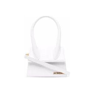 Jacquemus Le Chiquito Witte Top-Handle Tas , White , Dames , Maat: ONE Size