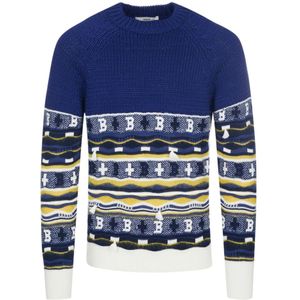 Bally, Heren, Truien, Veelkleurig, Maat: L Katoen,