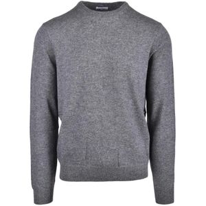 Malo, Heren, Truien, Grijs, Maat: 2XL Wol,