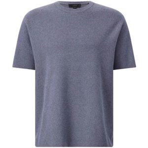 Vince, Heren, Tops, Blauw, Maat: L Viscose,