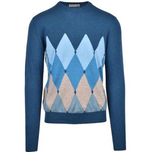 Ballantyne, Heren, Truien, Blauw, Maat: M Kasjmier,