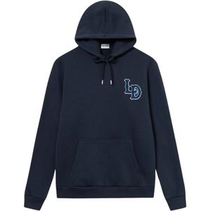Les Deux, Heren, Sweatshirts & Hoodies, Blauw, Maat: S Katoen,