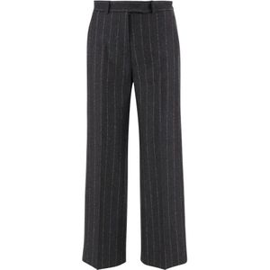 QL2 Quelledue, Dames, Broeken, Grijs, Maat: XS Wol,