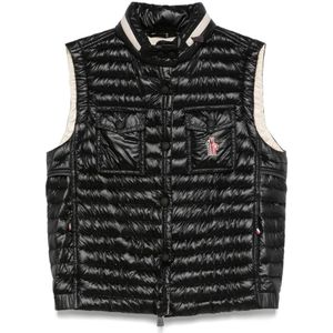 Moncler, Dames, Jassen, Zwart, Maat: S