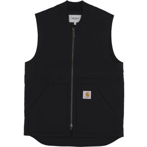 Carhartt Wip, Heren, Jassen, Zwart, Maat: S Katoen,