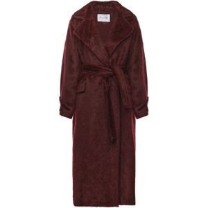 Max Mara, Dames, Mantels, Rood, Maat: XS Wol,
