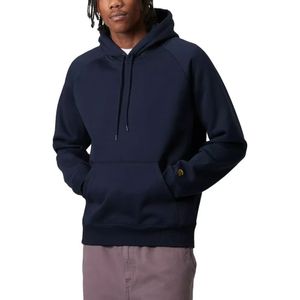 Carhartt Wip, Heren, Sweatshirts & Hoodies, Blauw, Maat: S Katoen,