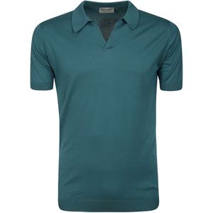 John Smedley, Heren, Tops, Groen, Maat: XL Katoen,